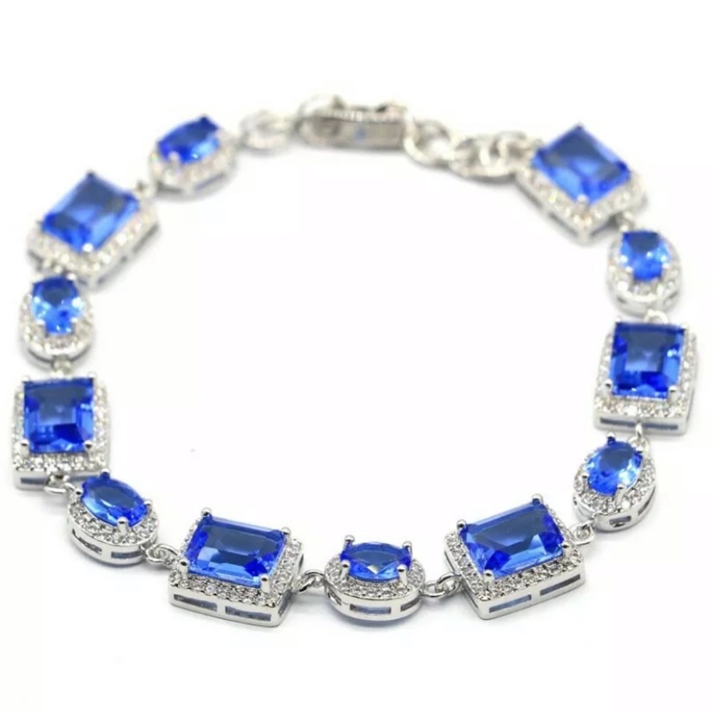Luxury Tanzanite Bracelet (925 silver)